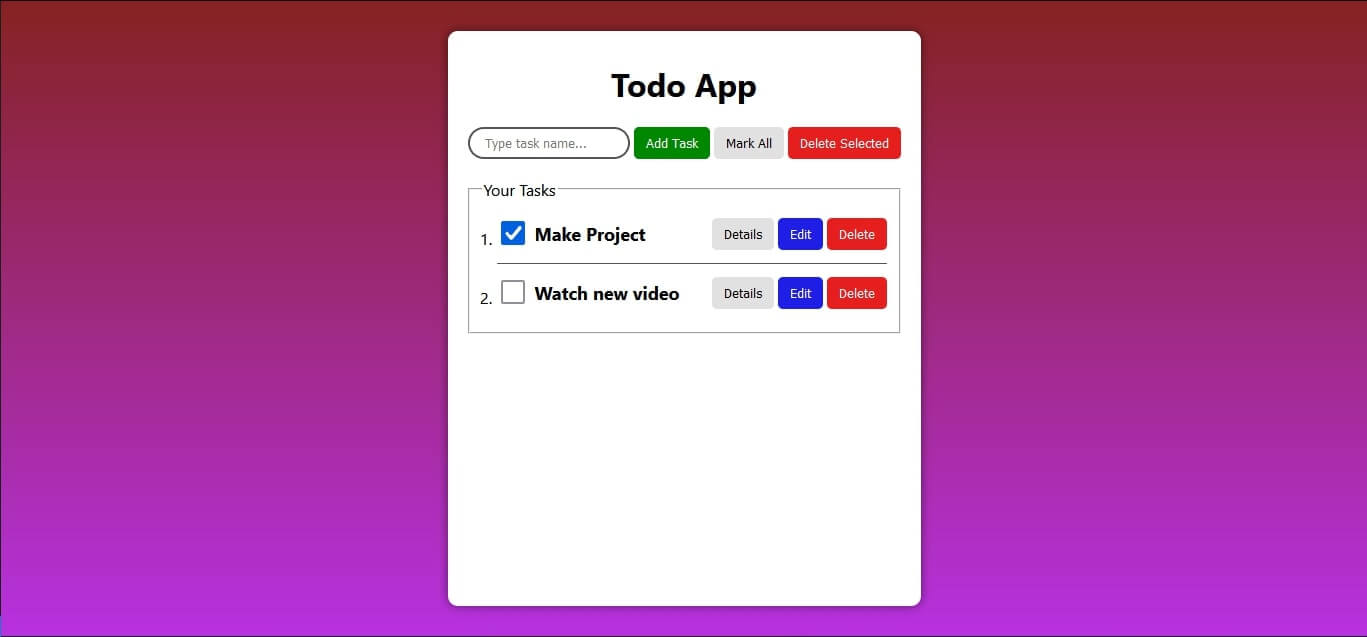 To-Do App